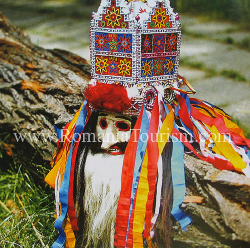 romanian folk art   folk mask