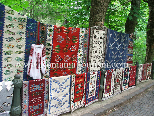 Romanian Folk Art - Romanian Carpets and Shirt 
(Wool, Handmade)