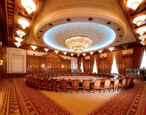 Bucharest - Parliament Palace 
('Drepturile Omului' Conference Room)