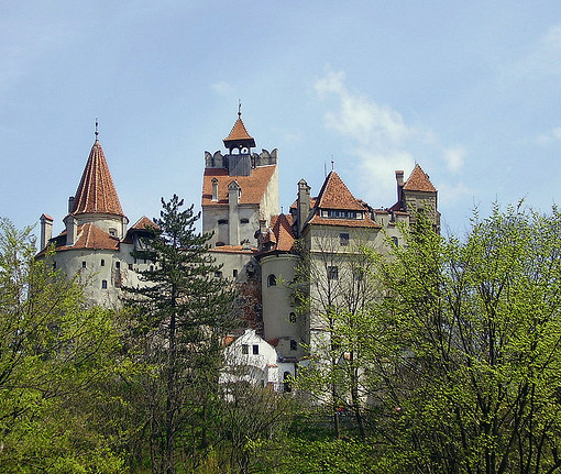 Sitting atop a 200-foot-high rock Bran Castle is the epitome of the story of Dracula. 