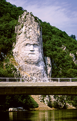 Danube River Cruises - Sights along th Danube: Decebal Statue