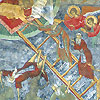 The Painted Monasteries of Bucovina and Moldova, Northern Romania - Frescoe Detail at Sucevita Monastery