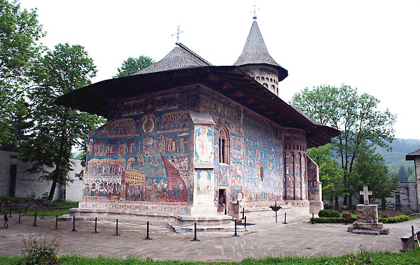 The Painted Monasteries of Bucovina & Moldova  -
Voronet Painted Monastery
