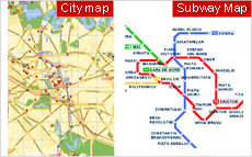 Bucharest - City Map (Harta orasului Bucuresti)