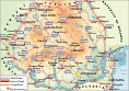 Romania Road Map (Harta Rutiera a Romaniei)