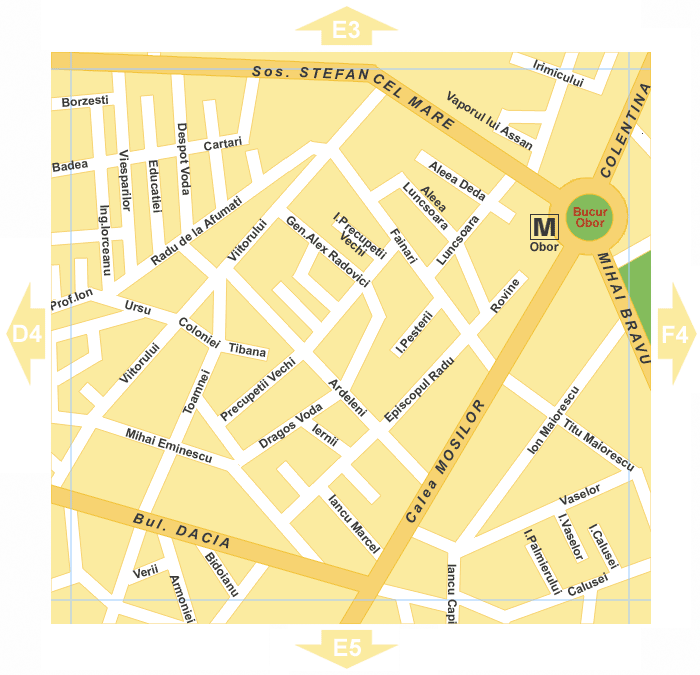 Bucharest Map - E4