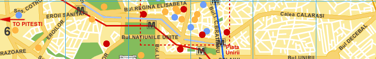 Bucharest Map - Slice 6