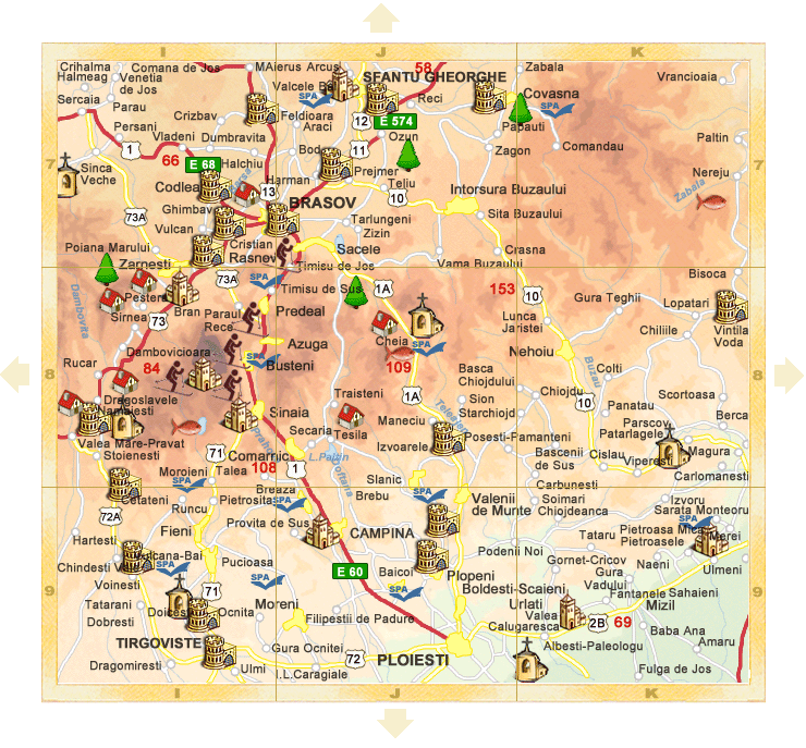 Romania - Detail map