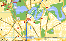 Bucharest - City Map (Harta orasului Bucuresti)