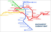 Bucharest - City Map (Harta orasului Bucuresti )