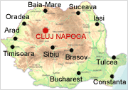 Bucharest on map - Romania Physical Map