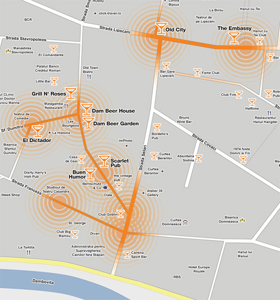 Internet Hotspots / WiFi Internet Connection in Bucharest (Old Town) - Centrul Vechi, Downtown