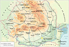 Romania Railway Network