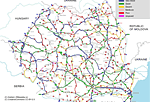 Romania Itinerary Tour, Attractions Map