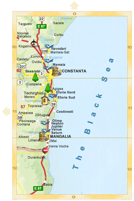 Romania - Detail map