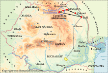 Romania Itinerary Tour, Attractions Map