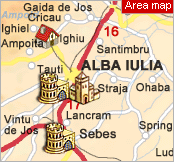 Sebes Area Map