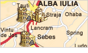 Sebes Area Map