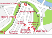 Sighisoara - City Map (Harta orasului Sighisoara)