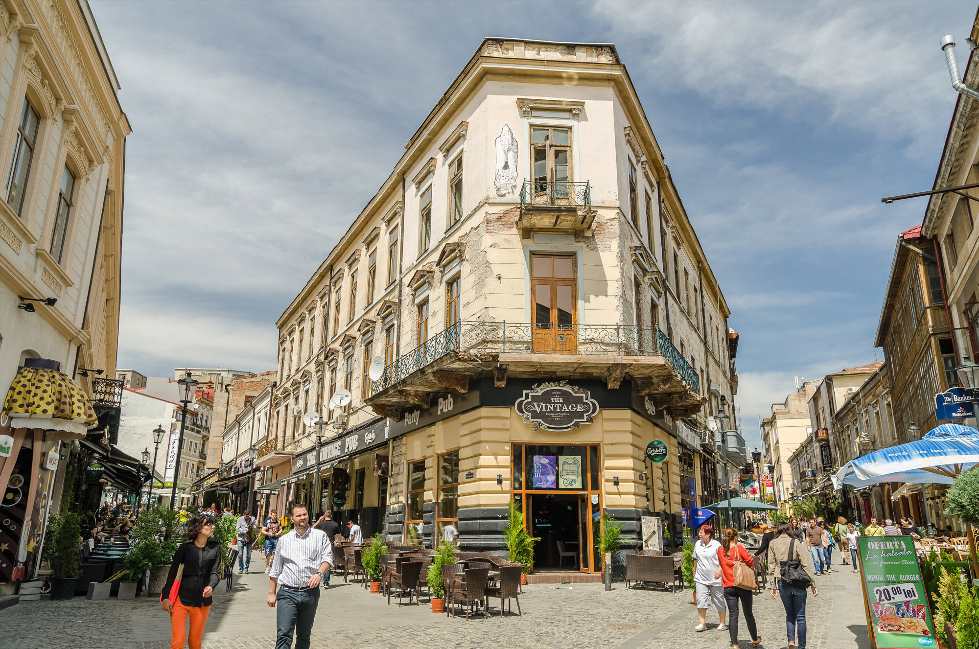 Bucharest - Old Town Bucharest / Lipscani street Area