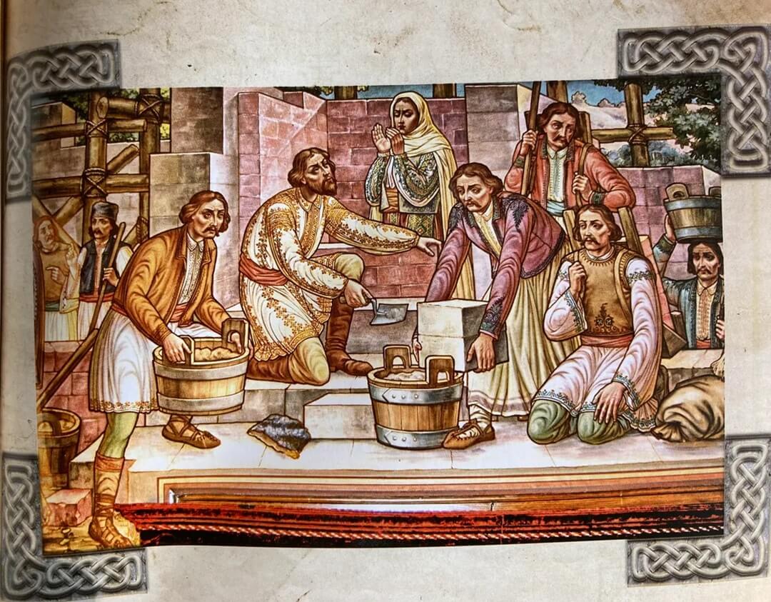 Illustration de la légende de la cathédrale Curtea de Arges