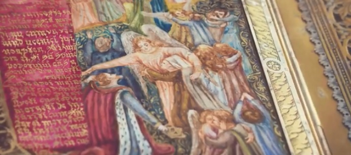 L'évangile de la cathédrale de Curtea de Arges par la reine Elisabeth