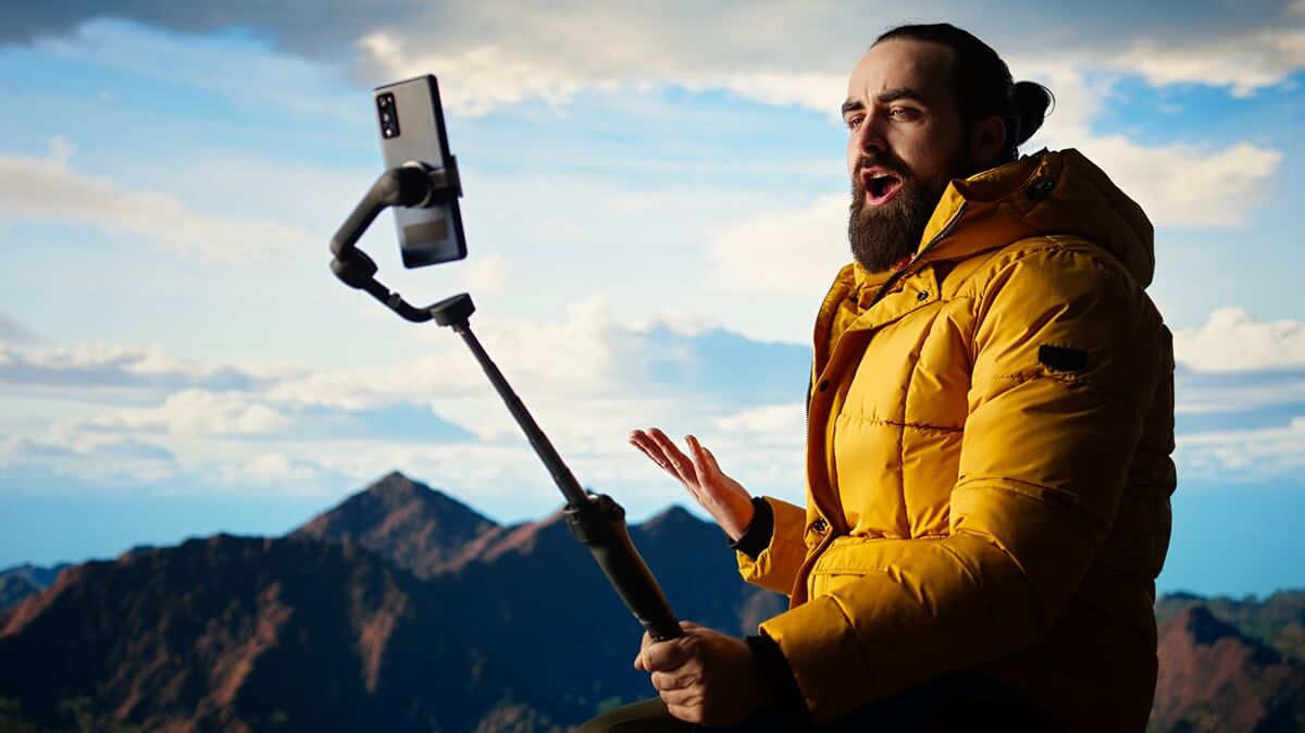 traveler - film - his - hiking - experience - wilderness - documenting - his - adventure