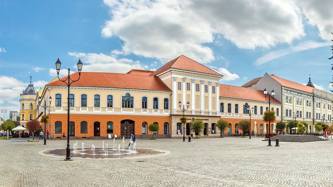 sfantu gheorghe fußgängerzone stadtzentrum